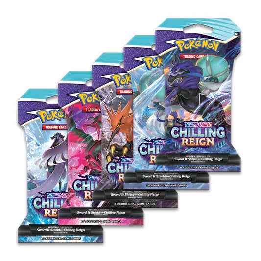 Chilling Reign Pokemon Booster Pack (Sleeved) x1