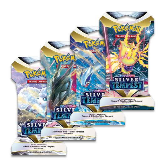 5x Silver Tempest Pokemon Booster Packs (Sleeved)